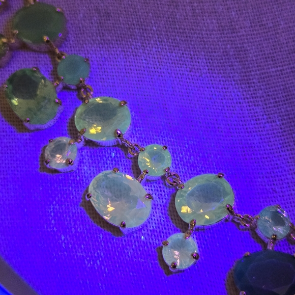 New Carolee Ombre Candy Gold Tone Necklace Multi Colored Pastel Crystal $125 - Picture 13 of 16